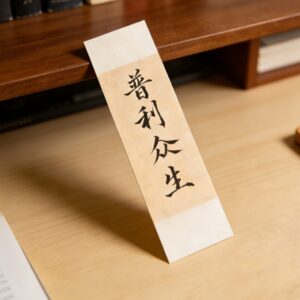 H15D Calligraphy Blessing Words (Benefit all beings)