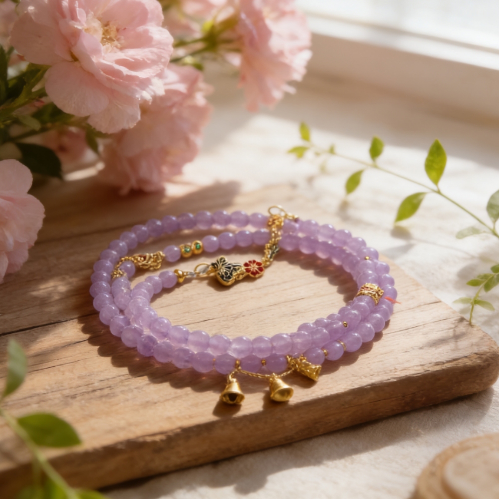 H146 Nine purple fire bracelet