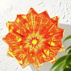 D69 Golden Lotus (Traditional Paper Craft)