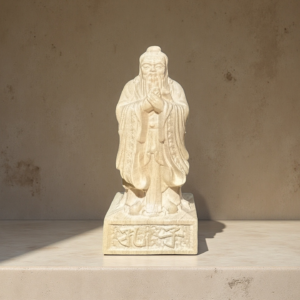 D129 Peachwood Confucius (Small Size)