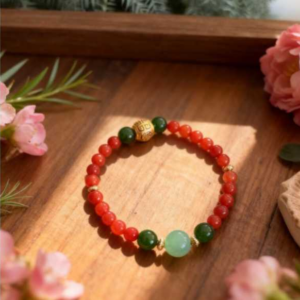 D234 Prosperity Dragon & Phoenix Bead Bracelet（Random style）