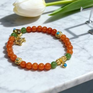 D225 Golden Radiance – Mountain & Sea Bracelet